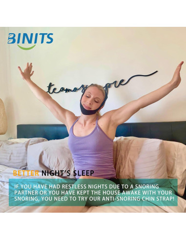 Correa Ajustable para Barbilla CPAP BINITS - Anti-Ronquidos