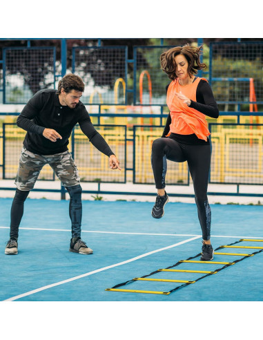 Set de Entrenamiento de Velocidad y Agilidad SMTPDT - 5 Vallas y Escalera