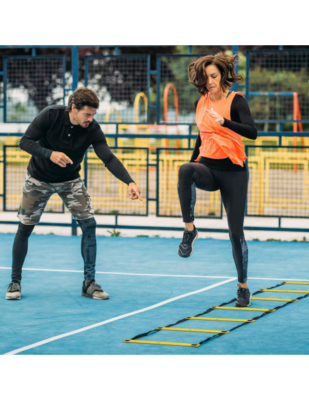 Set de Entrenamiento de Velocidad y Agilidad SMTPDT - 5 Vallas y Escalera
