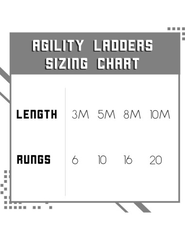 Escalera de Agilidad 16 Peldaños Crown Sporting Goods - Entrenamiento Deportivo