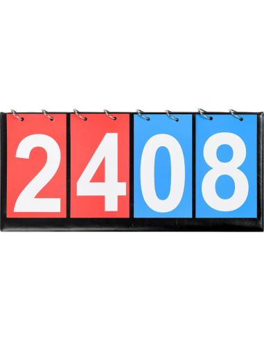 Marcador Portátil de Volteo I-MART 4 Dígitos para Deportes