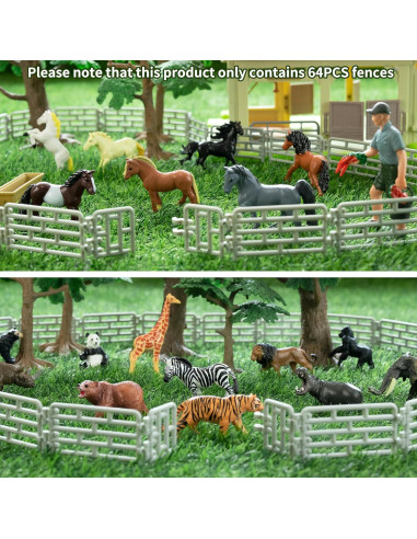 Set de Cerca Mini 64P Toymany para Animales de Granja