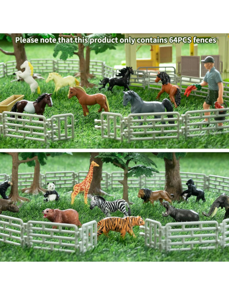 Set de Cerca Mini 64P Toymany para Animales de Granja