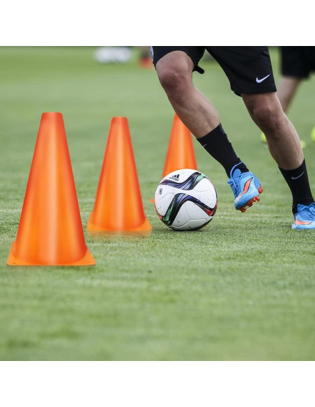 Conos Deportivos Naranjas MIVERYEA 23 cm - Paquete de 15 Unidades