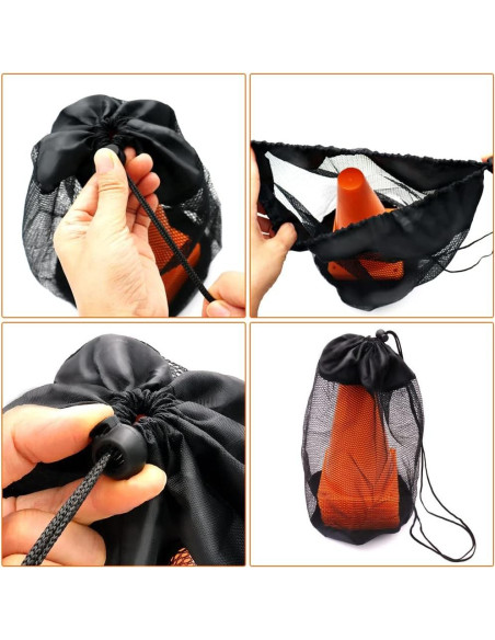 Conos Deportivos Naranjas MIVERYEA 23 cm - Paquete de 15 Unidades