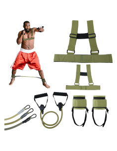 Bandas de Resistencia para Boxeo POWLIF BRS-R1 Verde