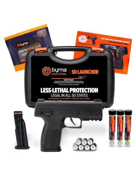 Lanzador Byrna SD - Defensa Personal No Letal - Negro