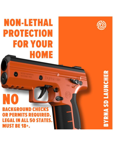 Lanzador Byrna SD - Defensa Personal No Letal - Negro