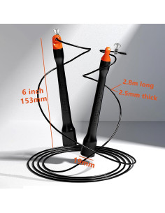 Cuerda de Salto MOGOLD Ultra-Ligera Ajustable PVC 299.72cm 2