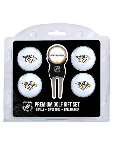 Set de 4 bolas de golf Team Golf NHL Nashville Predators