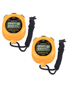 Cronómetro Digital MUSHPORT - Paquete de 2 con Pantalla Grande