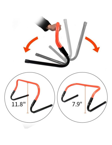 Conjunto de Vallas de Entrenamiento de Agilidad ASENVER 5 Piezas