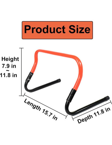 Conjunto de Vallas de Entrenamiento de Agilidad ASENVER 5 Piezas