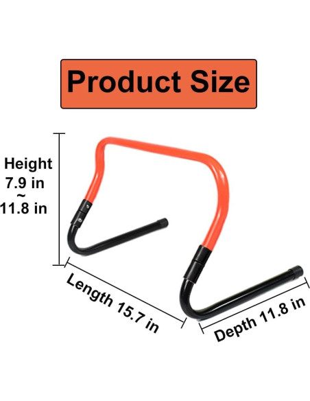 Conjunto de Vallas de Entrenamiento de Agilidad ASENVER 5 Piezas