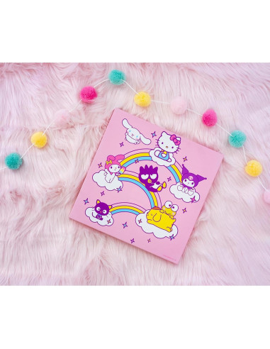 Arte de Pared Lienzo Hello Kitty y Amigos 30.48x30.48 cm