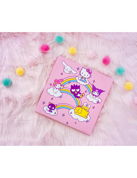 Arte de Pared Lienzo Hello Kitty y Amigos 30.48x30.48 cm