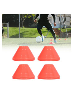 Conjunto de 20 Conos de Entrenamiento Tissting - PE Rojo