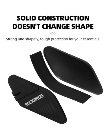 Bolsa de Silla de Bicicleta ROCKBROS 0.6L Impermeable Gris Negro