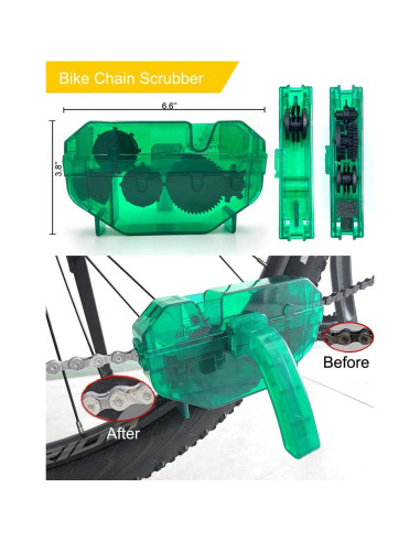 Kit de limpieza de bicicletas Ultrafashs 6 piezas 10oz