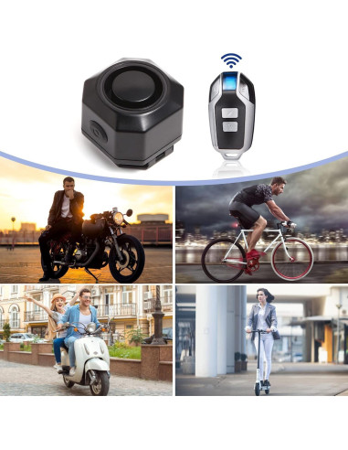 Alarma Inalámbrica para Bicicleta Baluoqi SF32 - 2 Paquetes