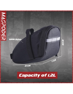 Kit de Reparación de Bicicleta MASPODER con Bomba y Multiherramienta 2