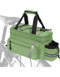 Bolsa de Soporte para Bicicleta MOSISO 8L Impermeable Verde 2