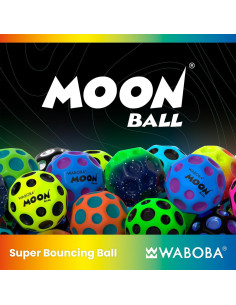 Pelota Waboba Moonshine Iluminada 6cm - Juguete Rebotador Unisex 2