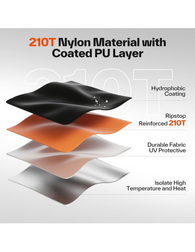 Funda para Bicicleta Sportneer Nylon 210T Impermeable 200x70cm