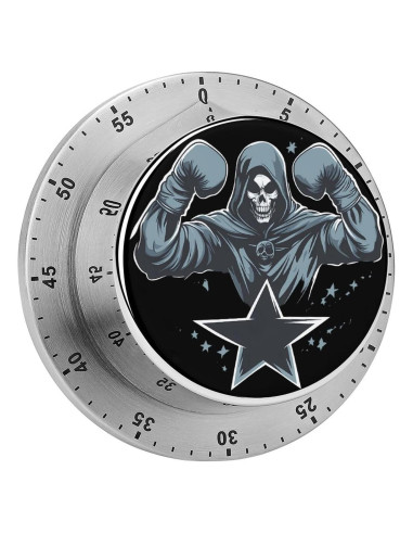 Temporizador Magnético de Cocina Genérico Acero Inoxidable