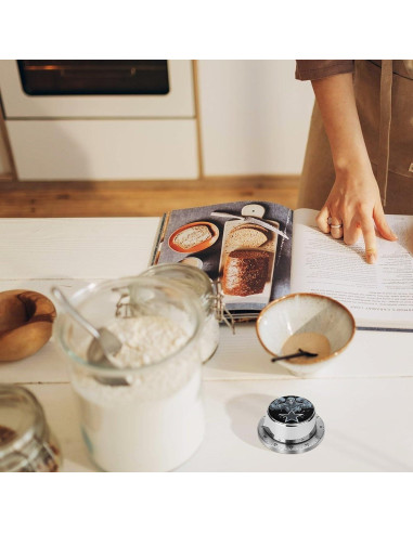 Temporizador Magnético de Cocina Genérico Acero Inoxidable