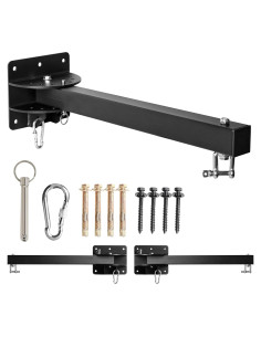 Soporte de Bolsa Pesada BEEYEO para Pared - Ajustable 408 kg