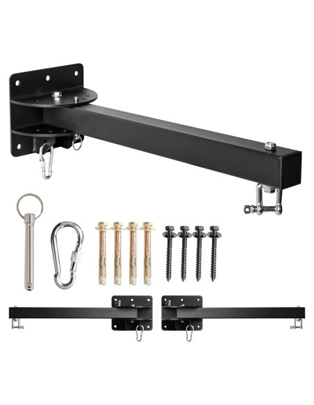 Soporte de Bolsa Pesada BEEYEO para Pared - Ajustable 408 kg