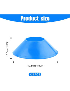 25 Conos de Entrenamiento XIHIRCD para Fútbol y Baloncesto 2