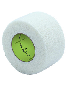 Cinta de agarre auto-adherente Renfrew Stretch Rap 3.81 cm x 5.48 m blanca