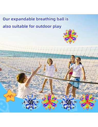 Juguete de Bola Expandible AGSIXZLAN para Niños 1-3 Años