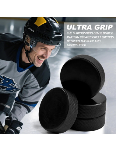 Discos de Hockey sobre Hielo OMYOPY 7.62 cm 18 Piezas con Bolsa