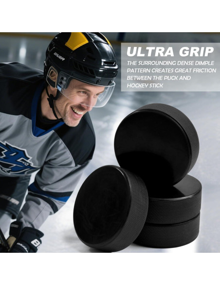 Discos de Hockey sobre Hielo OMYOPY 7.62 cm 18 Piezas con Bolsa