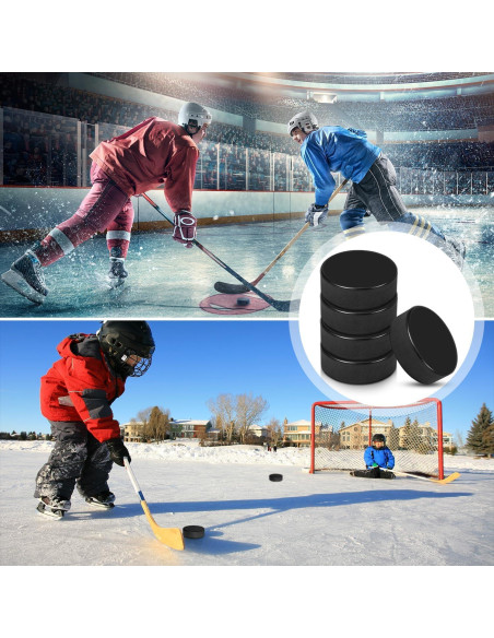 Discos de Hockey sobre Hielo OMYOPY 7.62 cm 18 Piezas con Bolsa