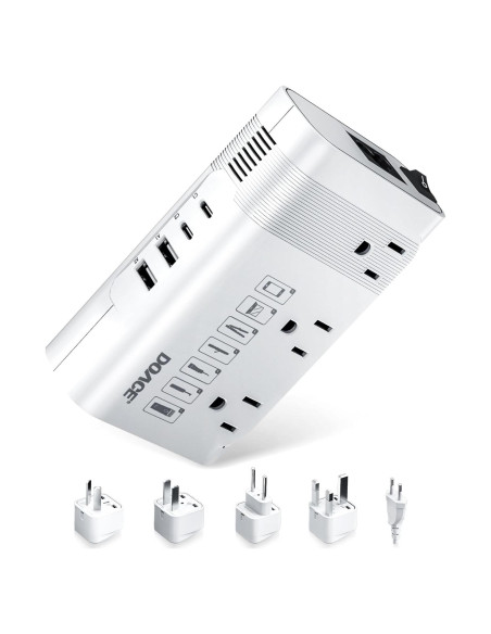 Convertidor de Voltaje DOACE 220V a 110V 350W para Viajes