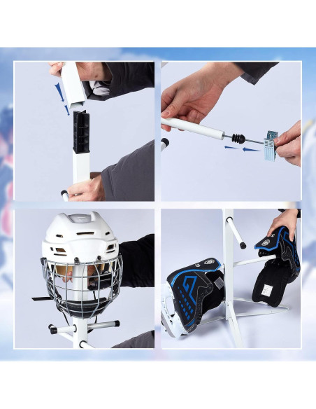 Soporte para Secar Equipos de Hockey Metal Dunzy 139.7 x 53.3 cm