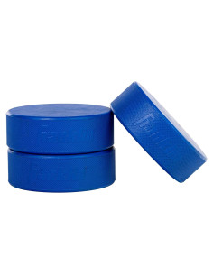 Discos de Hockey sobre Hielo Franklin Sports Juvenil Azul - Set de 3