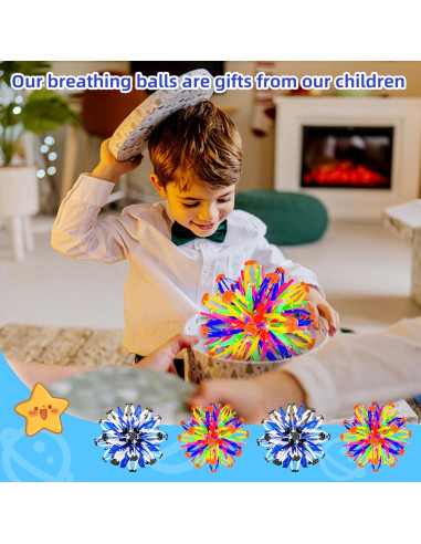 Juguete de Bola Expandible AGSIXZLAN para Niños 1-3 Años