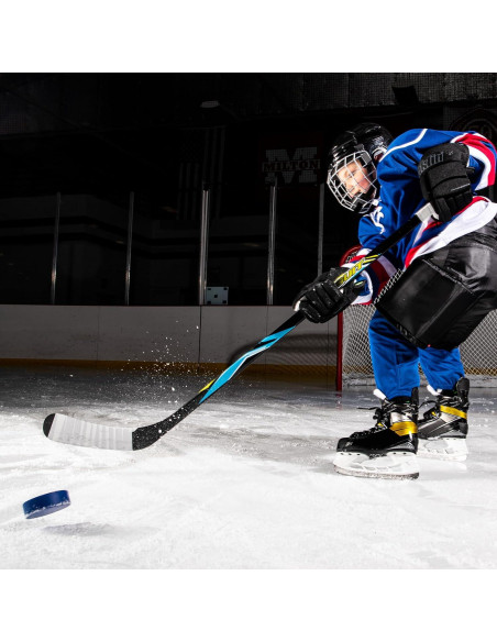 Discos de Hockey sobre Hielo Franklin Sports Juvenil Azul - Set de 3