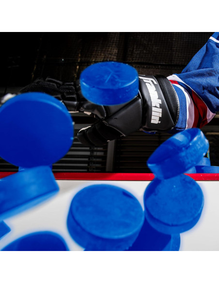 Discos de Hockey sobre Hielo Franklin Sports Juvenil Azul - Set de 3