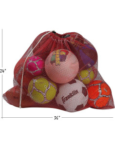 Bolsa de Equipos de Malla Handy Laundry 81x91 cm Rojo 2