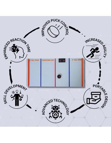 Entrenador de Hockey Potent Mini Dangler con Puck Sensor