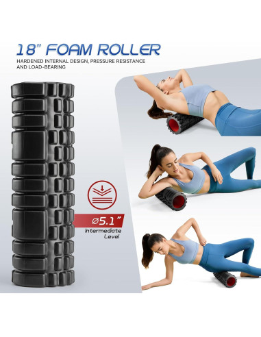 Conjunto de Rodillos de Espuma Krightlink 45.72 cm 5 en 1