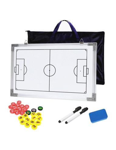 Pizarra de Fútbol Joyeee Doble Cara Impermeable 43x30.5cm