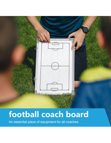 Pizarra de Fútbol Joyeee Doble Cara Impermeable 43x30.5cm