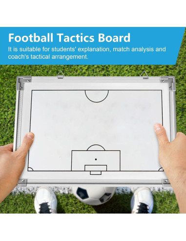 Pizarra de Fútbol Joyeee Doble Cara Impermeable 43x30.5cm